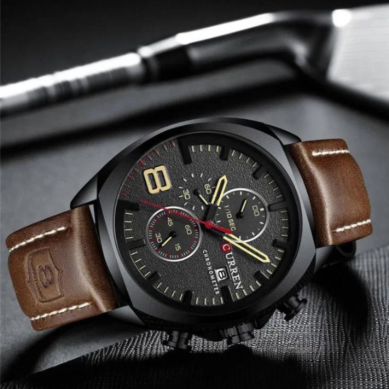 Wasserdichte Sport- und Militäruhr mit Chronograph