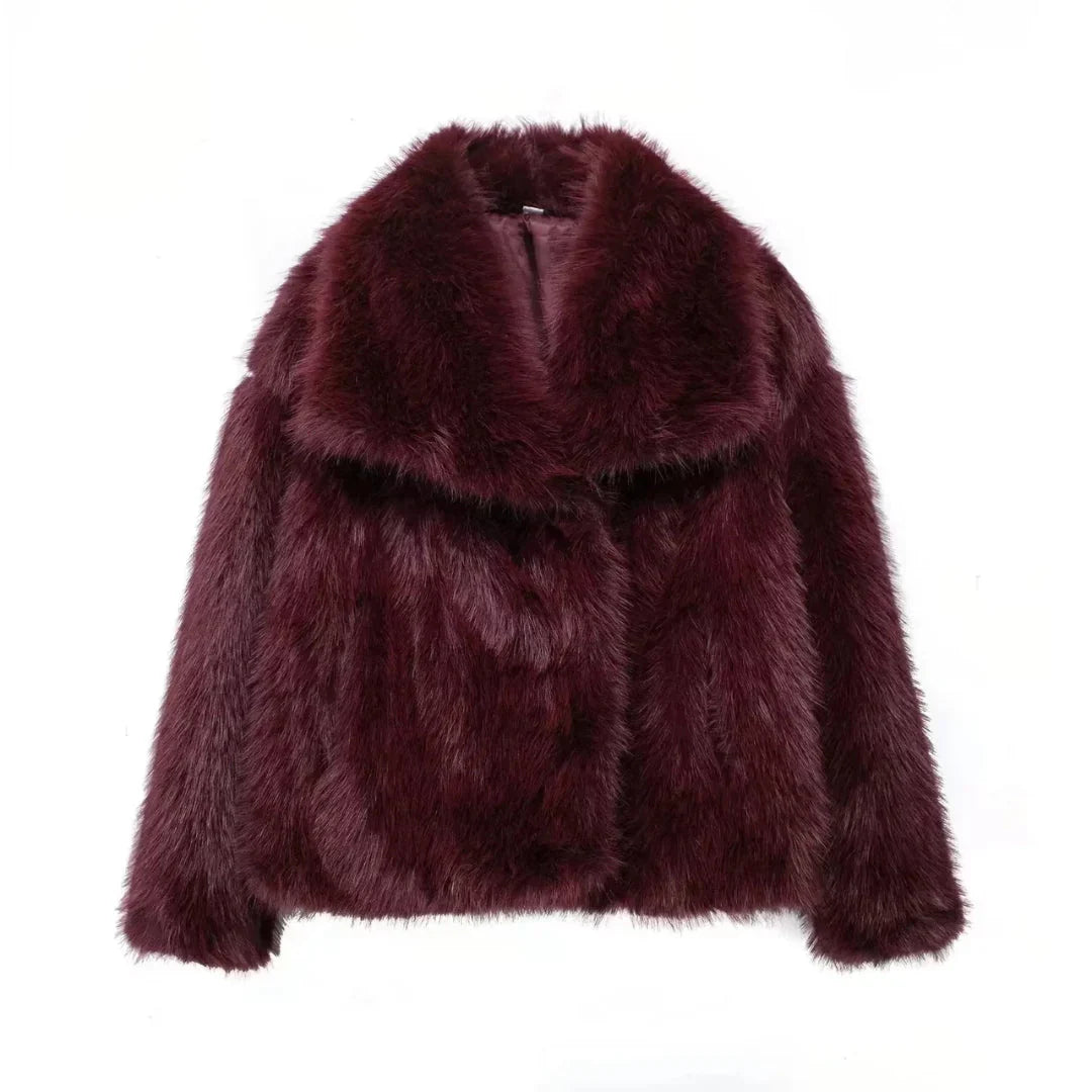 Alena | Sleek Fur Jacket