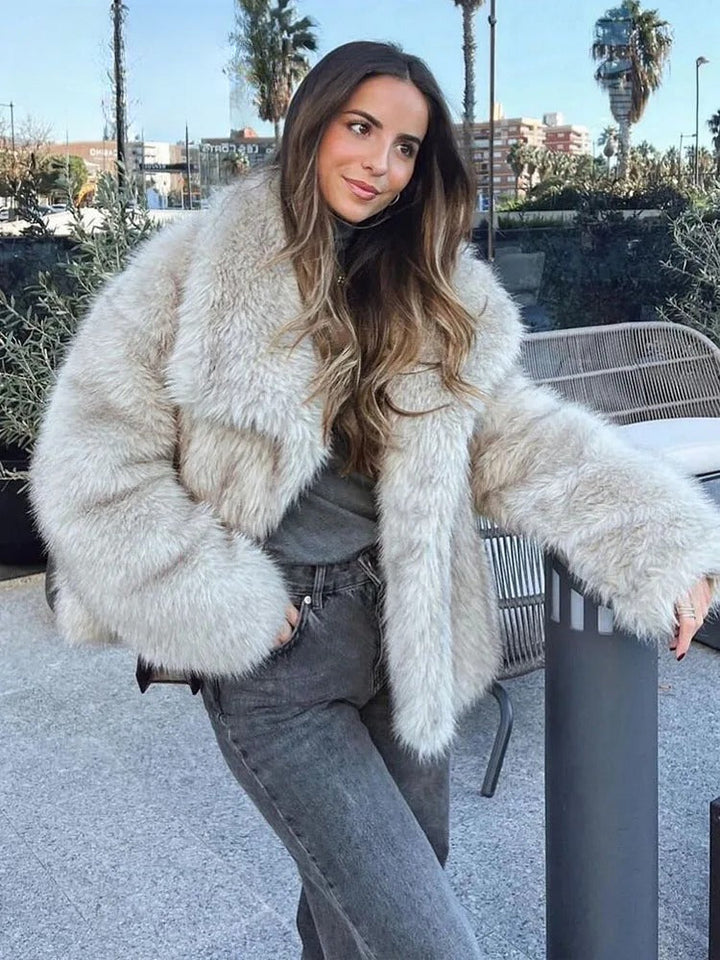 Alena | Sleek Fur Jacket