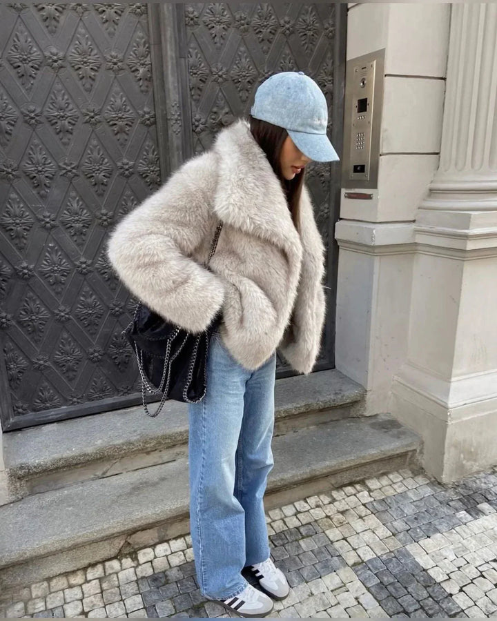 Alena | Sleek Fur Jacket