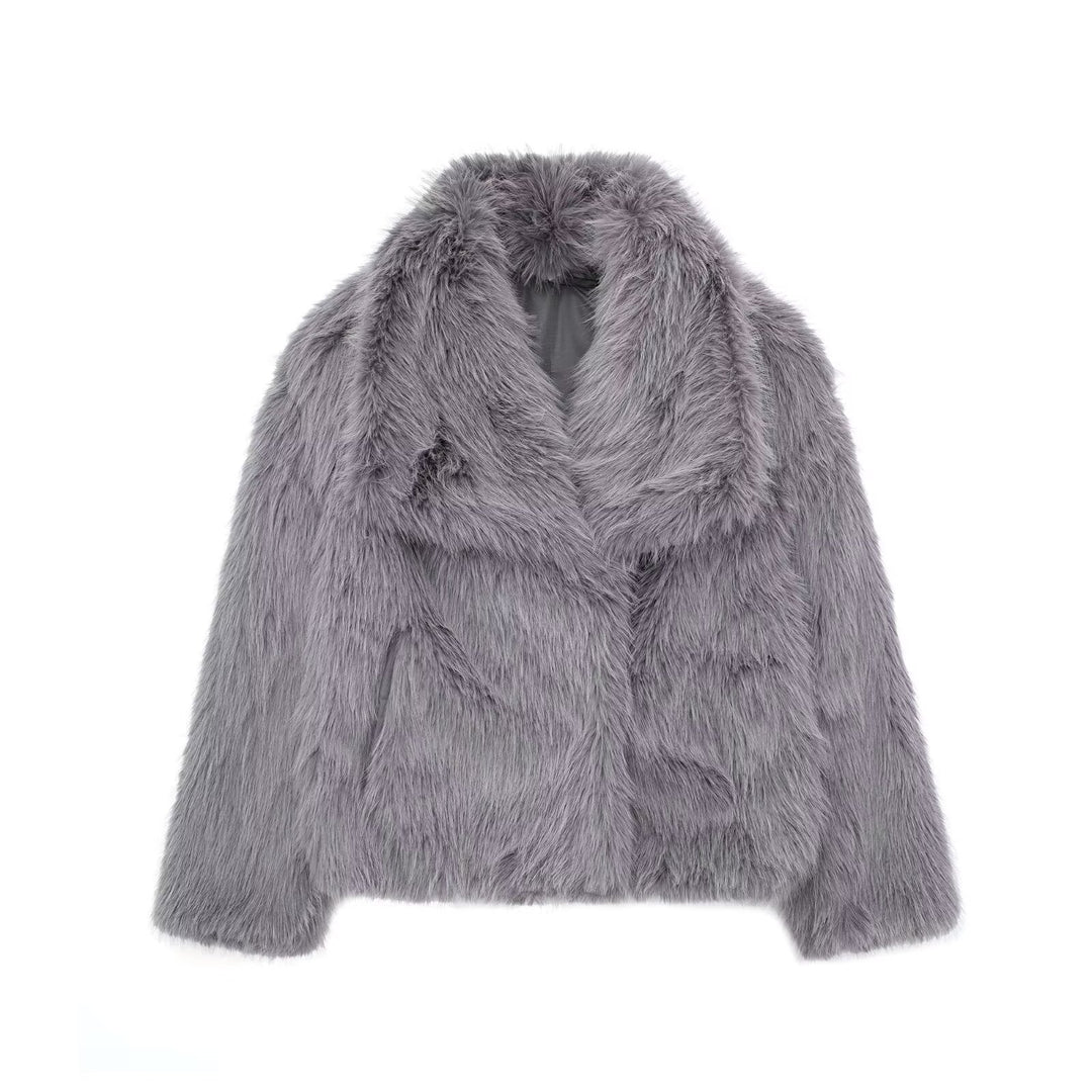 Alena | Sleek Fur Jacket