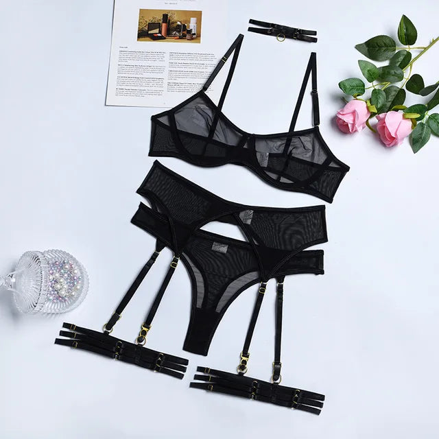 Skylar | 4-piece Lingerie Set