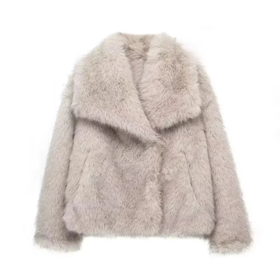 Alena | Sleek Fur Jacket