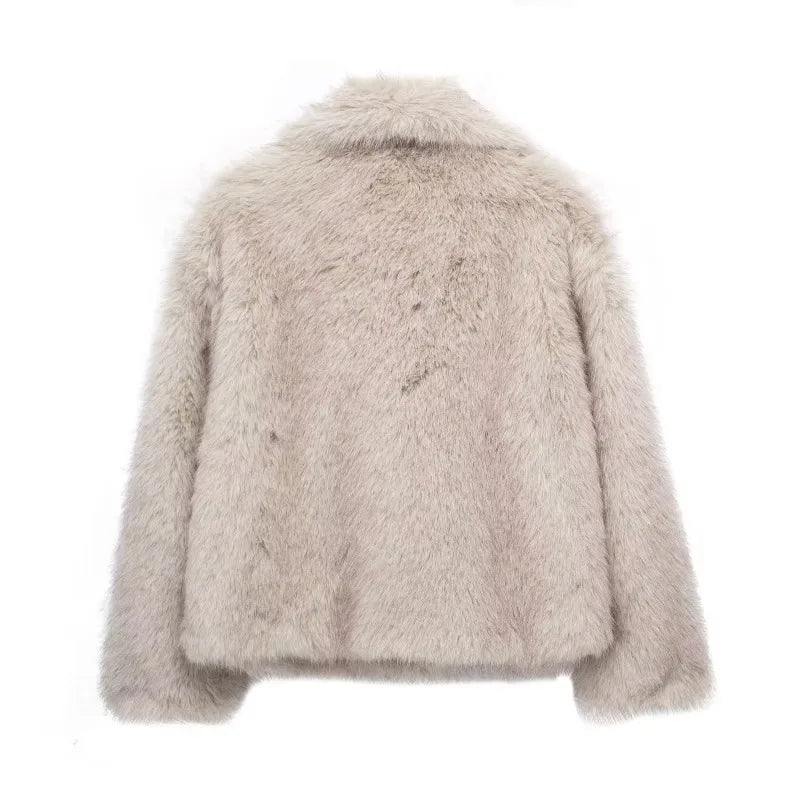 Alena | Sleek Fur Jacket