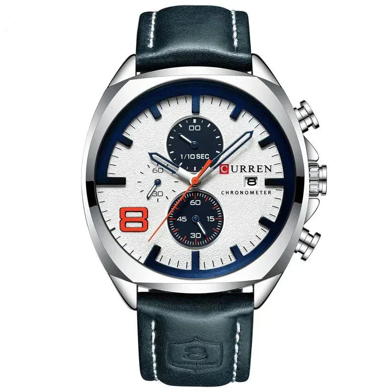 Wasserdichte Sport- und Militäruhr mit Chronograph