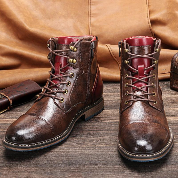 Dawson - Oxford-Stiefel aus Leder