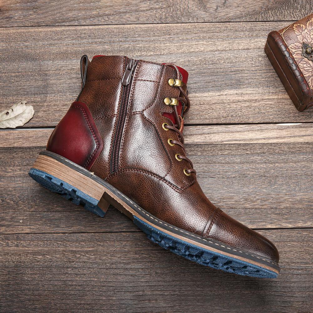 Dawson - Oxford-Stiefel aus Leder