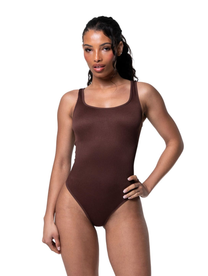 Ribbed Shapewear Bodysuit