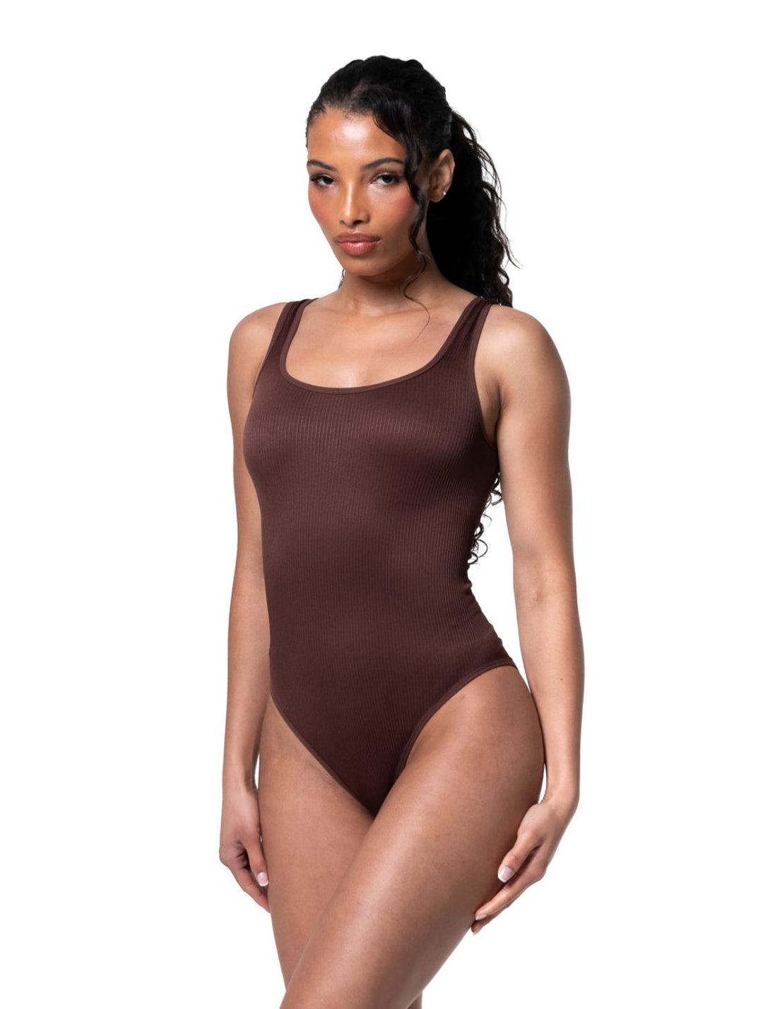 Ribbed Shapewear Bodysuit