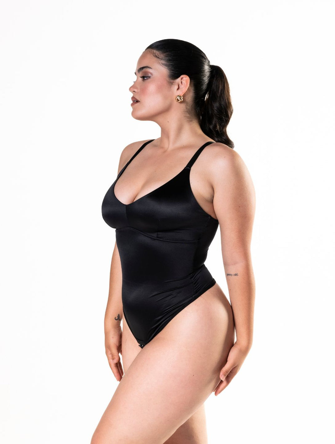 Satin Thong Bodysuit