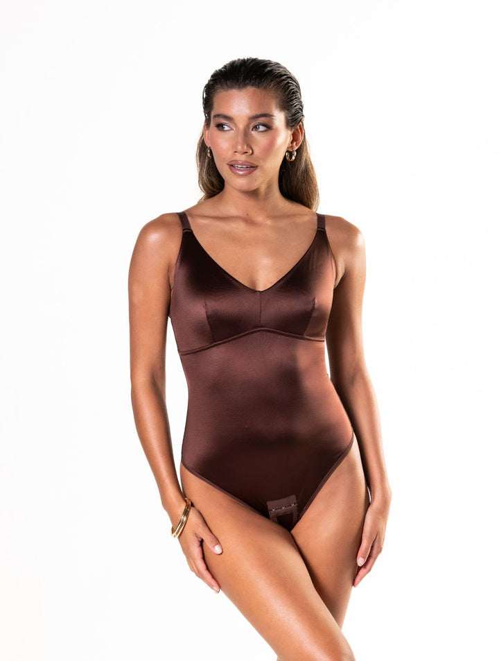 Satin Thong Bodysuit