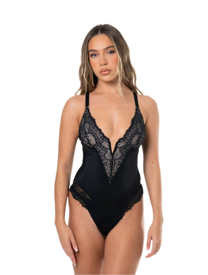 V-Hals Bodysuit