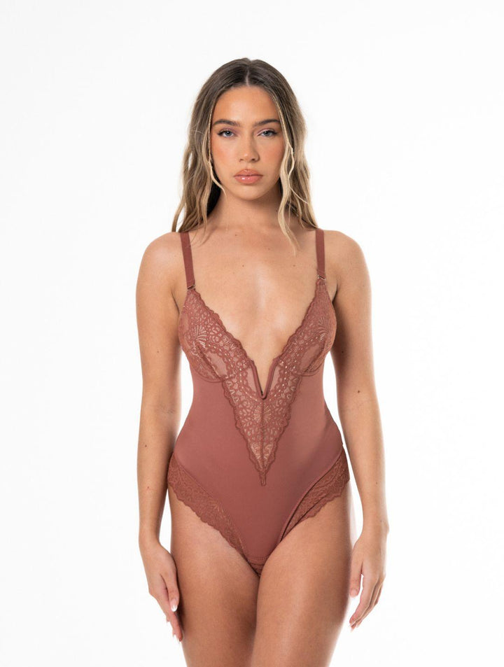 V-Hals Bodysuit