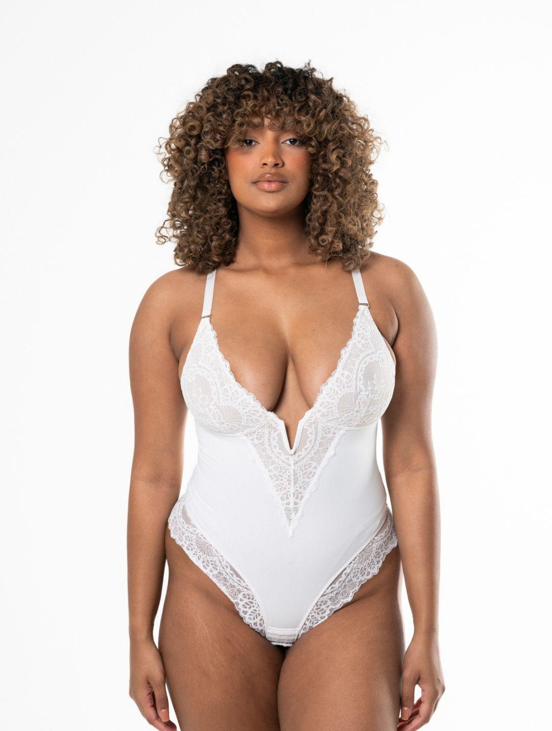 V-Hals Bodysuit